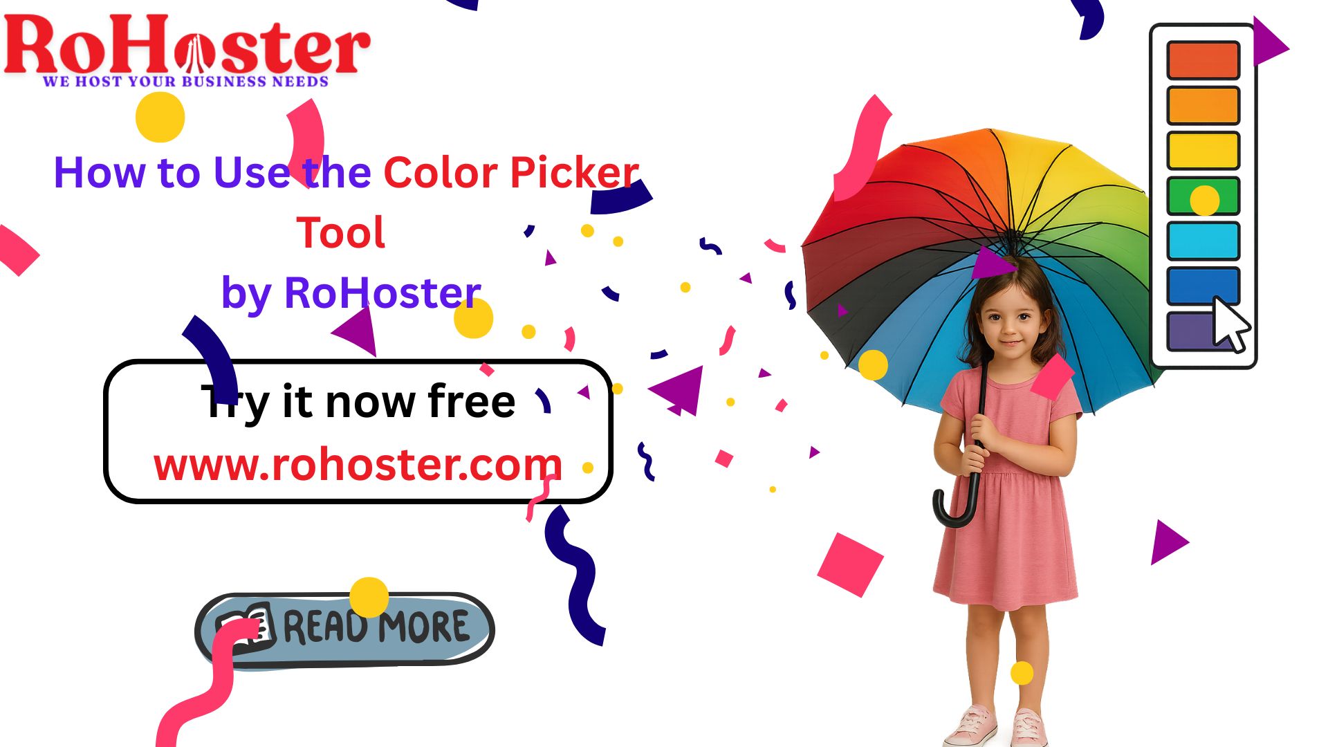 How to Use the Color Picker Tool by RoHoster