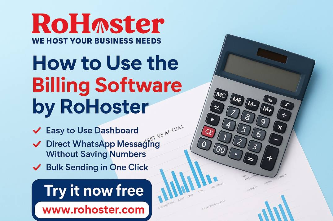 How to Use RoHoster Billing Software – Complete Guide: Free, Fast & Easy Online Invoicing Software