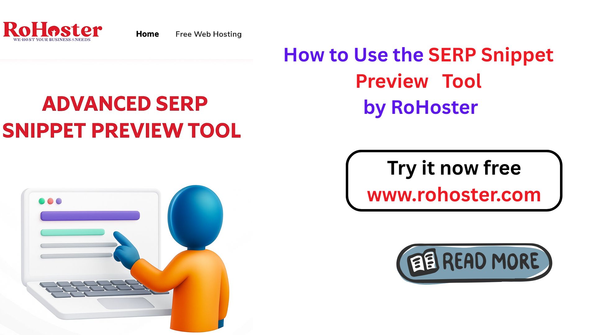 How to Use the SERP Snippet Preview Tool by RoHoster