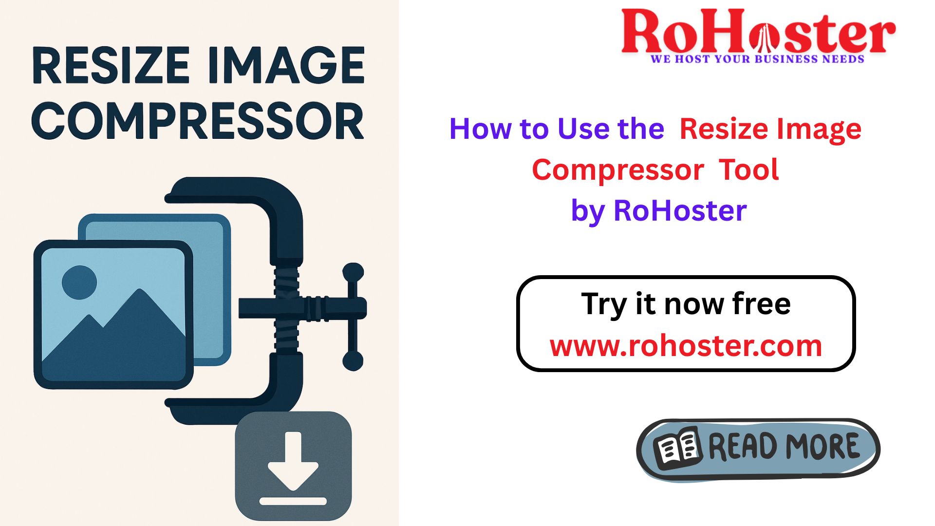 How to Use the Resize Image Compressor Tool by RoHoster