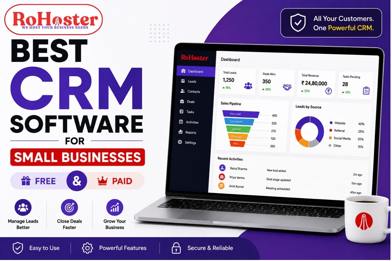 Best CRM Software for Small Businesses (Free & Paid)