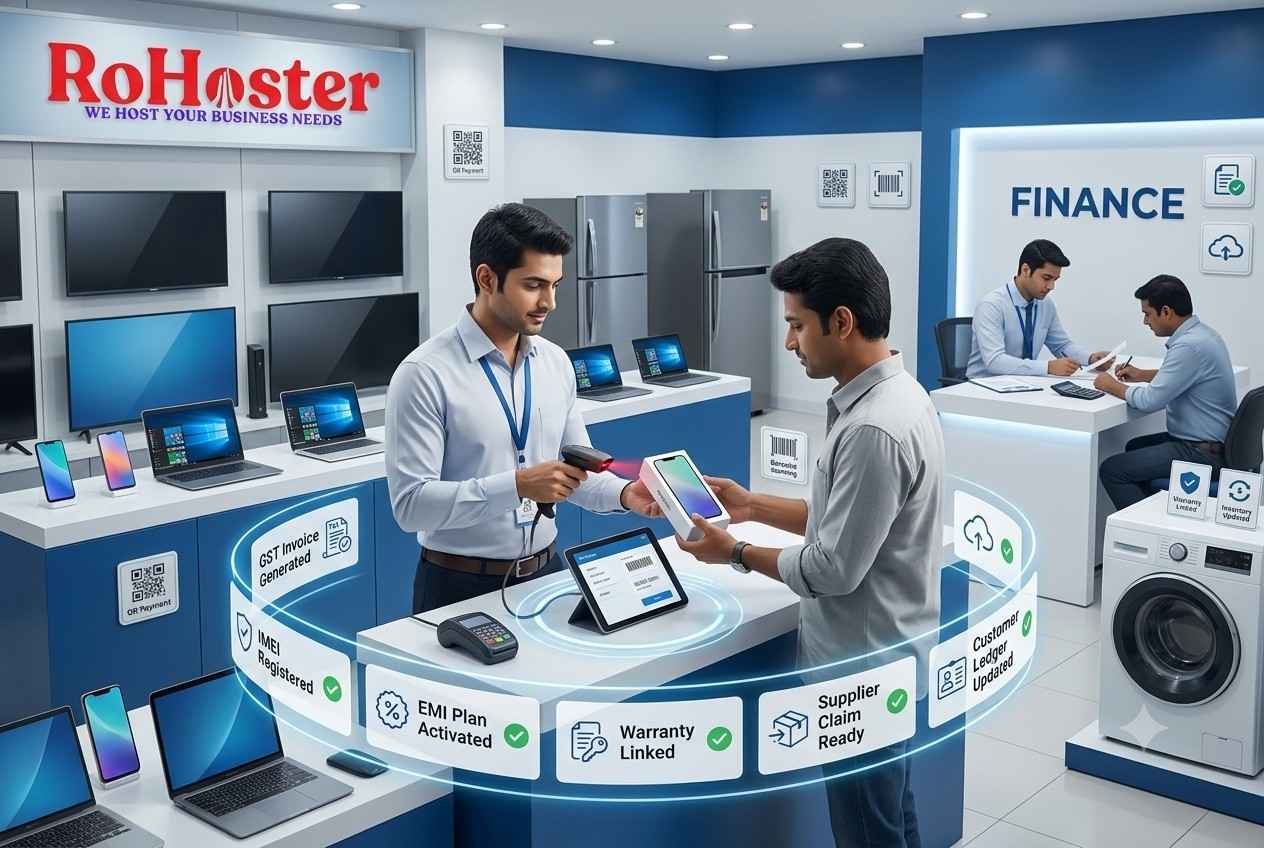 Modernizing Consumer Durable Retail: Affordable Billing and EMI Tracking for Electronics Stores